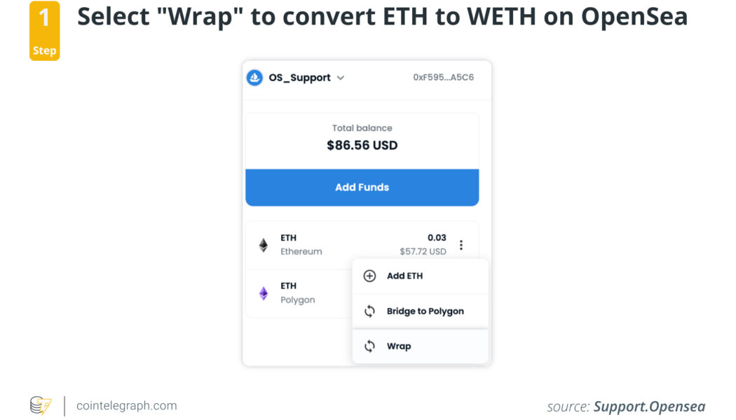 What is wrapped Ethereum (wETH) and how does it work?