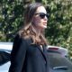 Angelina Jolie Just Styled Puddle Pants With Autumn’s Top Coat Trend