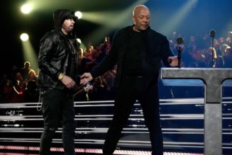 Dr. Dre Inducts Eminem at 2022 Rock Hall Ceremony: Watch