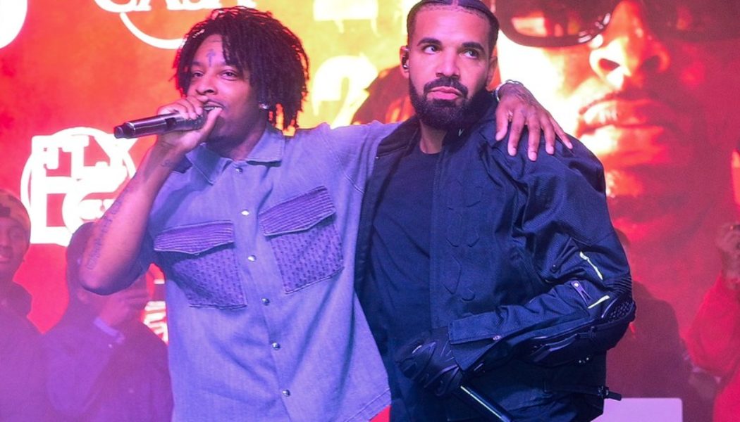 Drake and 21 Savage Share Behind-the-Scenes “Rich Flex” Home Video