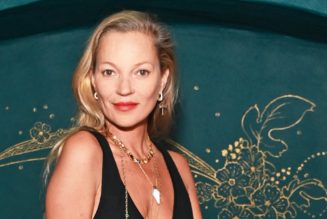 Kate Moss Certifies her Supermodel Status in a Sheer Backless Dress and Black Thong