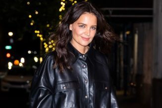 Katie Holmes Just Wore the Perfect Puddle Pants for Winter