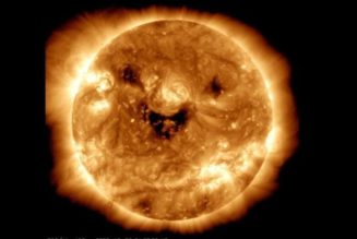 NASA Satellite Captures Spooky Photo of the Sun “Smiling”