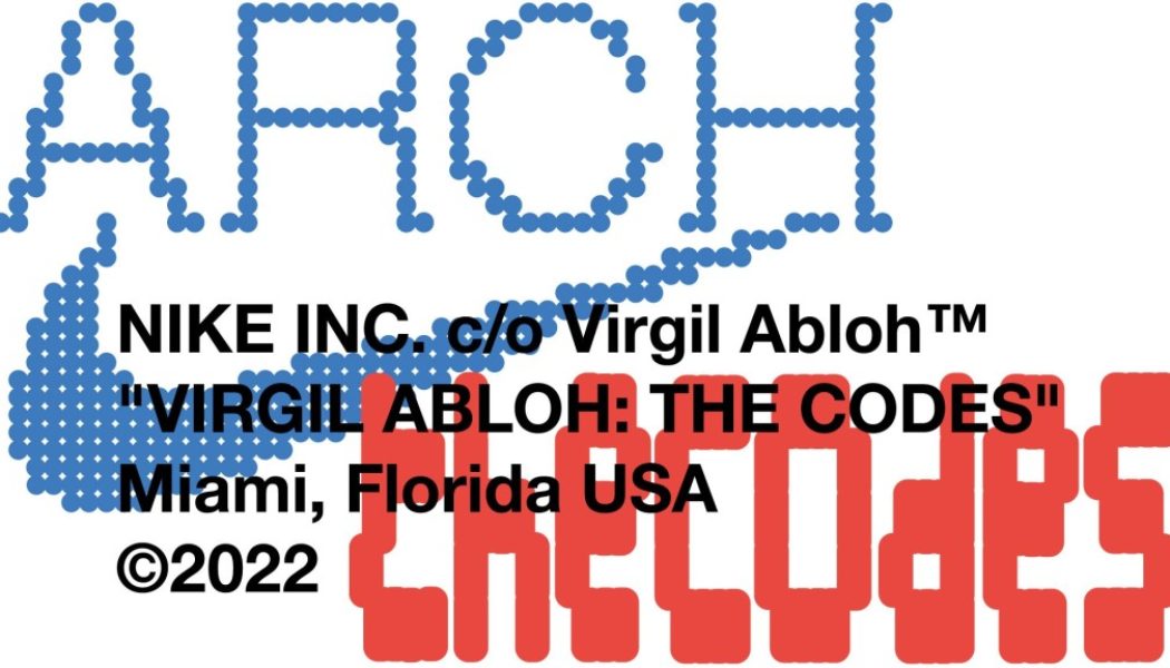 Nike To Host ‘Virgil Abloh: The Codes c/o Architecture’ Exhibit In Miami
