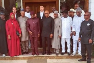 PHOTO: Peter Obi and team arrived Port Harcourt to commission new flyover