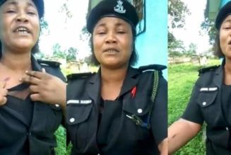 Policewoman cries out after she was allegedly assaulted for rejecting advances from senior officer