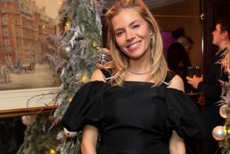 Sienna Miller Just Wore the Most London Party Dress-and-Shoe Combination