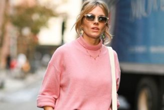 Sienna Miller Just Wore the Ultimate ’90s Trouser-and-Shoe Pairing