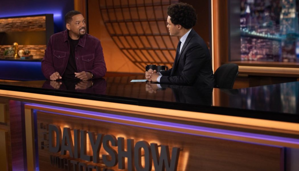 Will Smith Discusses Oscars Slap & New Movie On ‘The Daily Show with Trevor Noah’