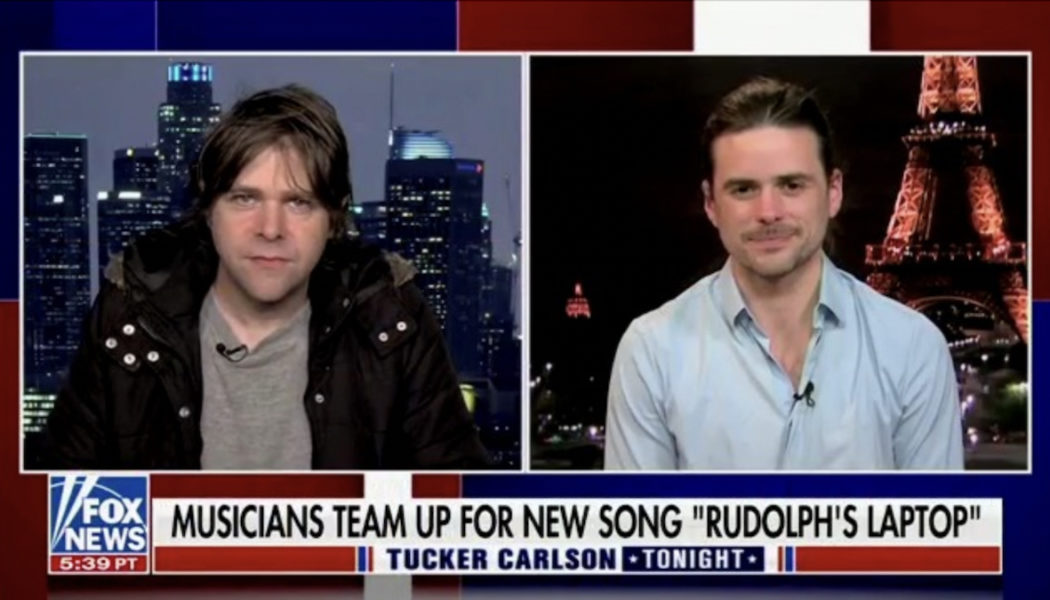 Ariel Pink and Winston Marshall Go on Tucker Carlson to Promote Song “Rudolph’s Laptop”