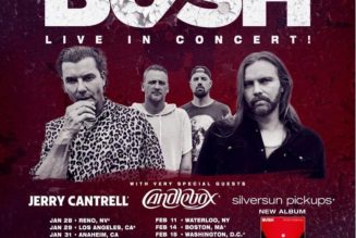 Bush Announce 2023 North American Tour with Select Support from Jerry Cantrell, Candlebox, and Silversun Pickups
