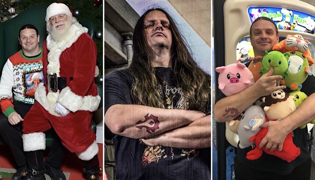 Cannibal Corpse’s Corpsegrinder Meets Mall Santa and Wins Stuffed Animals for Charity