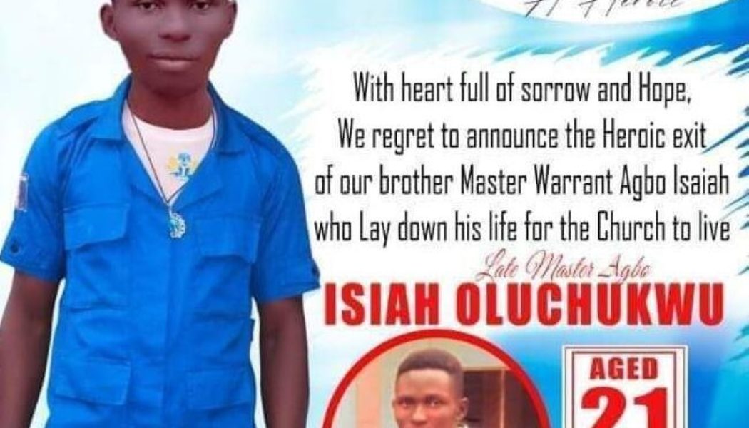 Catholic Boy Dies in Defense Of Block Rosary Children in Enugu