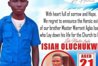 Catholic Boy Dies in Defense Of Block Rosary Children in Enugu