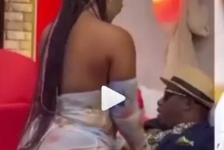 Controversial Relationship Counsellor Displays ‘New Wild S3x Styles With A Lady On Live TV (VIDEO)