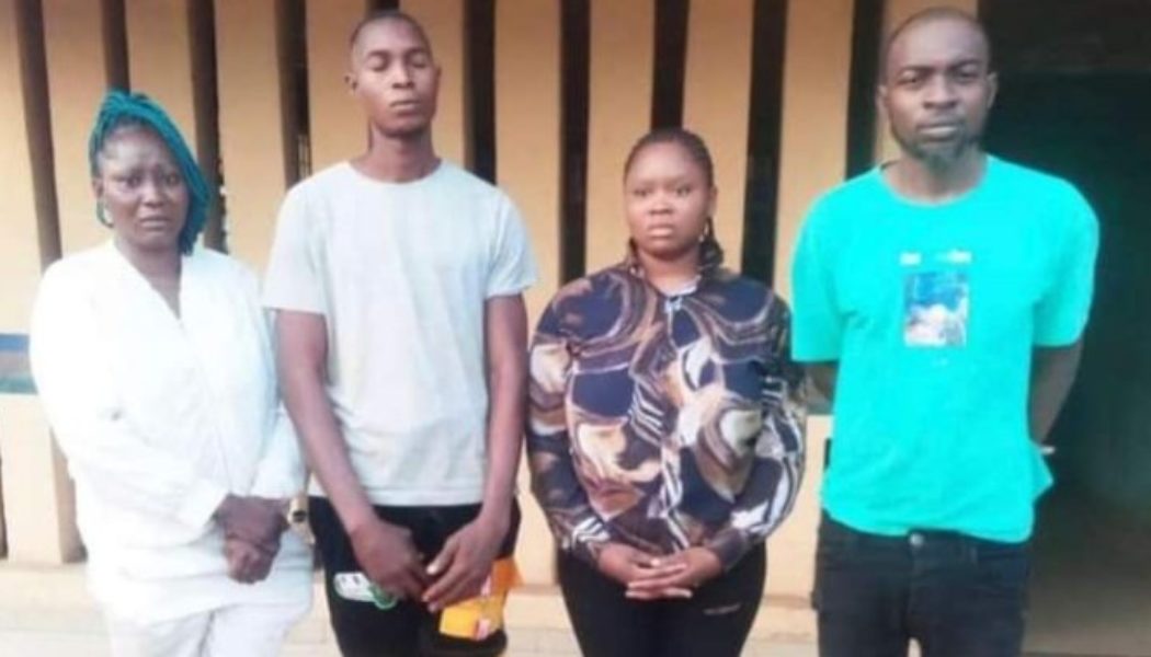 Four internet fraudsters arrested for allegedly abducting their colleague after he gave them N2k out of the N26m they got from a ‘client’