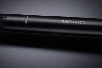 fragment design Joins cado for Ultra-Portable “Black Baton” Hair Dryer