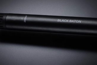 fragment design Joins cado for Ultra-Portable “Black Baton” Hair Dryer
