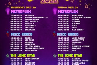 Here Are the Set Times for Lights All Night 2022