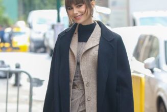 Lily Collins Is Wearing Micro Minis and Mega Platforms on Repeat