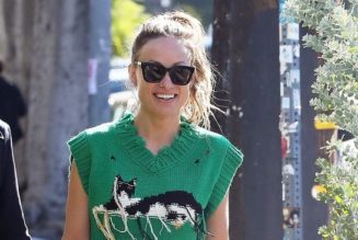 Olivia Wilde Wore the Latest Anti-Skinny-Jean Trend to Get Behind