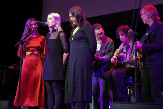 Phoebe Bridgers Covers “These Days” with Jack Antonoff, Lucy Dacus, Weyes Blood, and Matty Healy: Watch