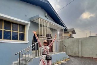 PHOTOS: Actress Nancy Isime Builds House For Dad
