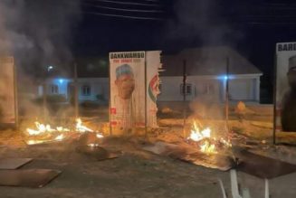 PHOTOS: PDP Campaign Billboards Burnt In Gombe