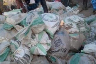 PHOTOS: Rotten bundles of naira notes dump by river side in Benue