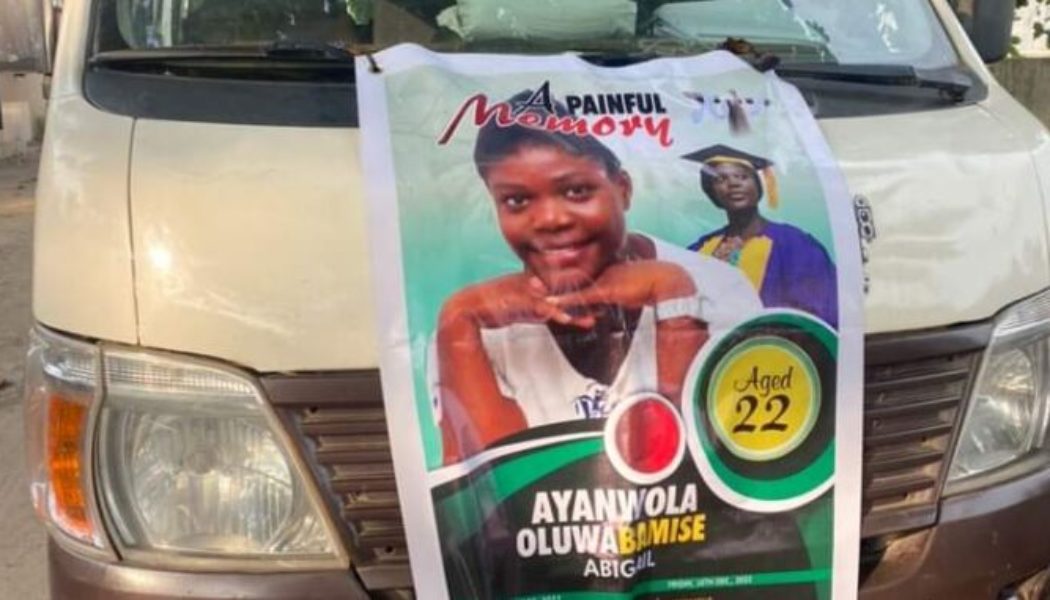 PHOTOS: Slain BRT Passenger, Bamise Ayanwola, Buried