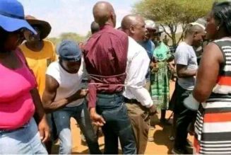 PHOTOS: Youths Beat Prophet For Ordering Church Members To Eat Underwears, Destr0y Church, Properties