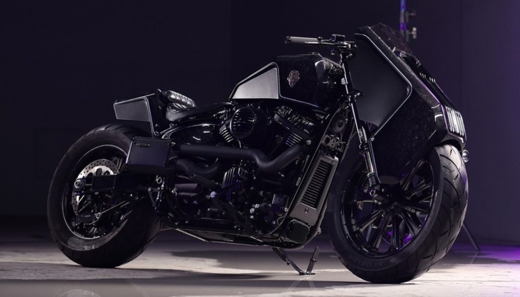 Rough Crafts’ “Cosmos Charger” Is a Harley-Davidson Street Bob With a Sci-fi Makeover