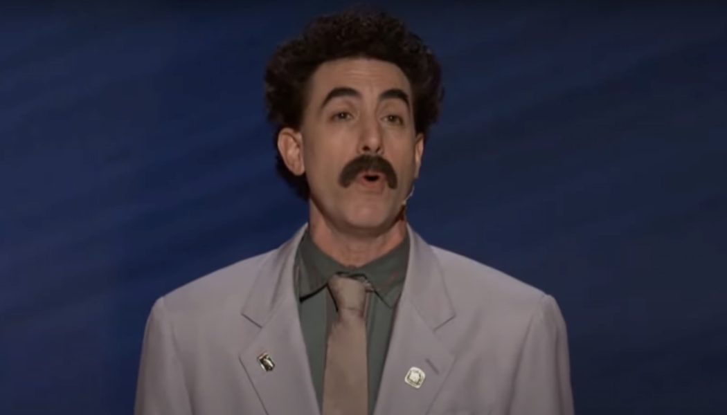 Sacha Baron Cohen’s Borat Roasts Trump, Kanye, and U2 at Kennedy Center Honors
