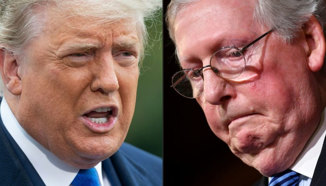 Trump Blasts “Loser” McConnell For Condemning Fuentes Meeting