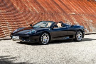 A 2001 Ferrari 360 Spider Previously Owned by David Beckham Hits the Market