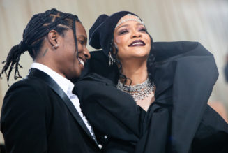 A$AP Rocky & Rihanna Make Surprise Appearance At 2023 Golden Globes