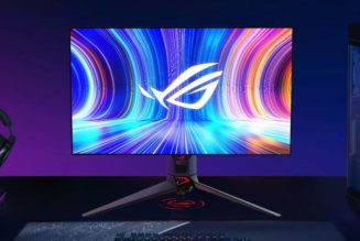 Asus’ new 27-inch OLED gaming monitor has a heatsink to keep cool