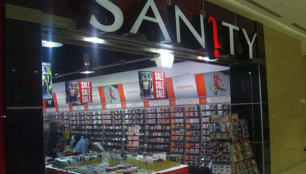 Australian Music Retailer Sanity to Close Its Physical Stores