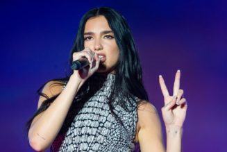 Dua Lipa’s Cheeky NYE Outfit Included a Sparkling Minidress and Exposed Thong