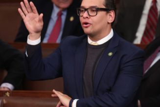 GOP Scammer George Santos Flashes White Power Symbol in Congress