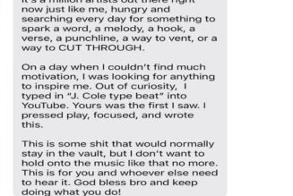 J. Cole – procrastination (broke)