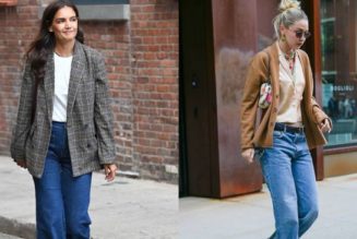 Katie Holmes and Gigi Hadid Both Wear These Flat Shoes With Jeans On Repeat