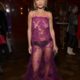 Rita Ora Remains Committed to Totally Sheer Dresses in her Latest See-Through Outfit