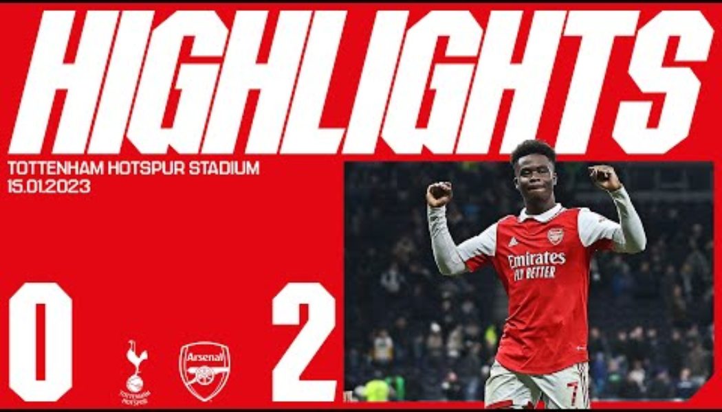Tottenham Hotspur vs Arsenal (0-2) HIGHLIGHTS North London derby delight!