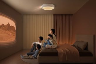 XGIMI’s Magic Lamp Packs an HD Projector and a Harman Kardon Speaker Inside a Modern Ceiling Light