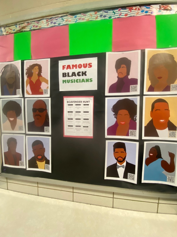 In students' music classes at Keith Valley Middle School, students...