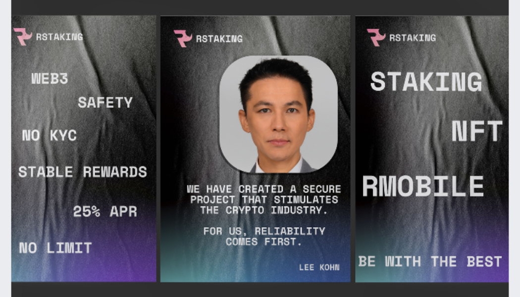 Lee Kohn, Head of the RSTAKING Platform, talks about WEB3, Staking and Crypto
