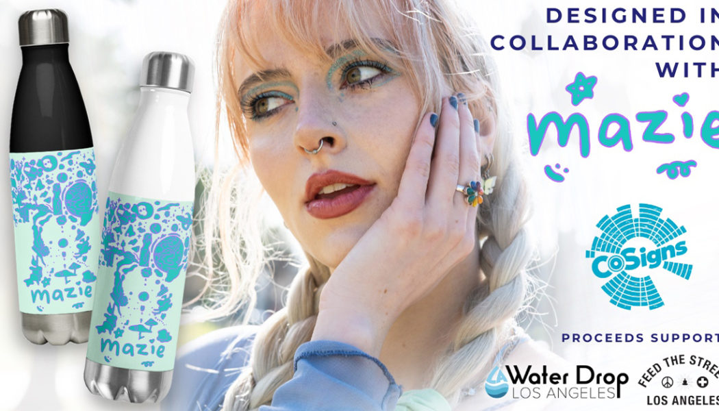 mazie and Consequence Announce Exclusive Water Bottle Collaboration to Support Charity