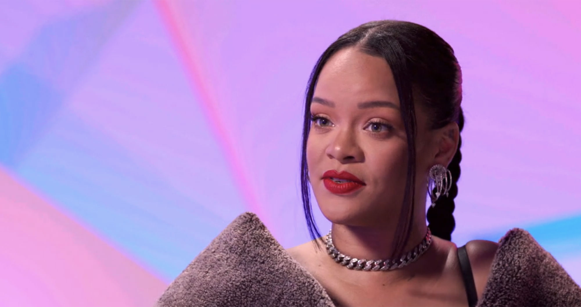 Rihanna talks in "Good Morning America" interview