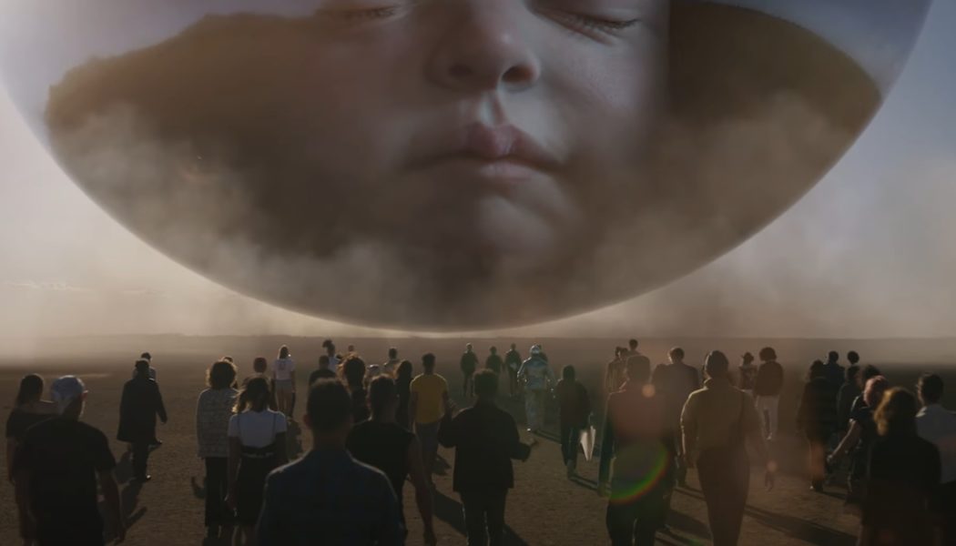 U2 Announce MSG Sphere Shows in Las Vegas with Giant Floating Baby’s Head in Super Bowl Ad: Watch